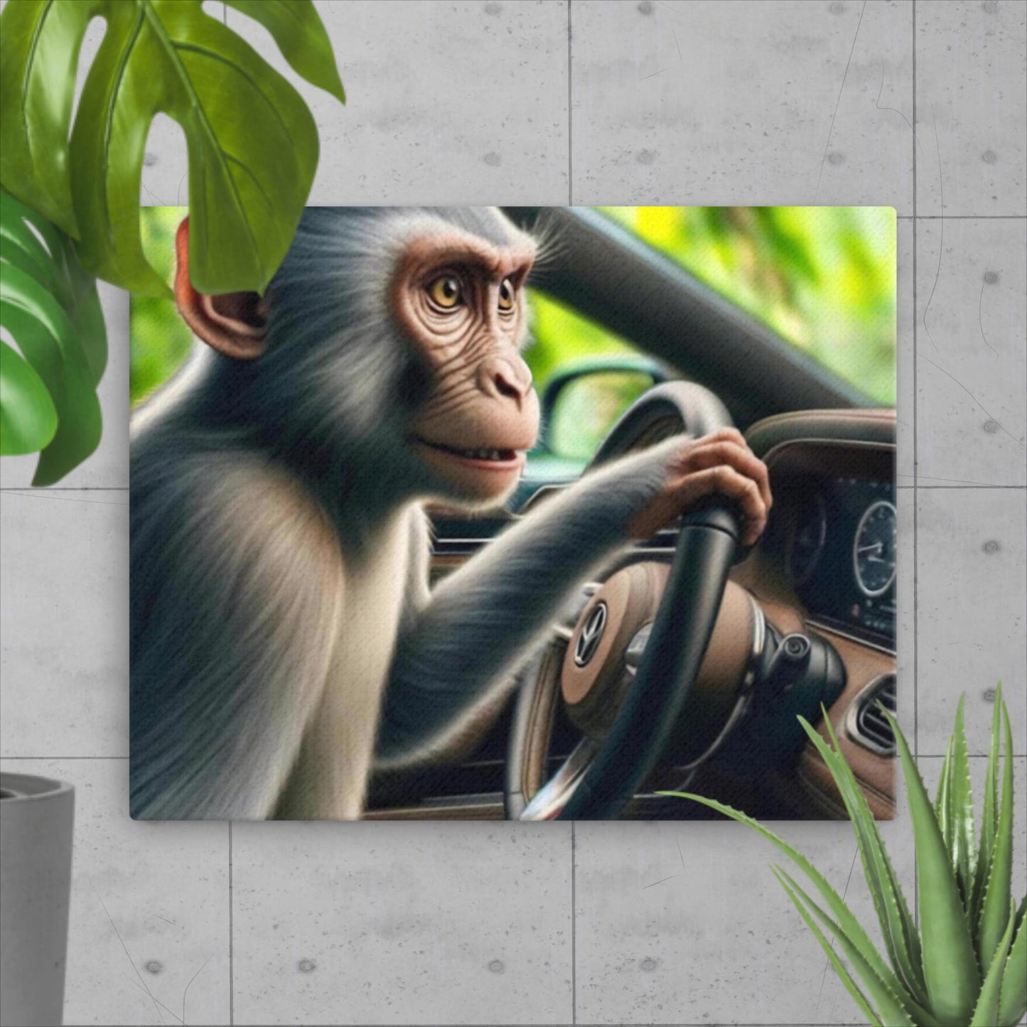 "Monkeying Around in Luxury: A Photo-Realistic Drive"