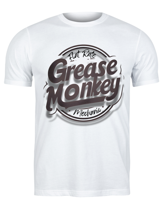 Men's classic tee Grease Monkey Flat Rate Mechanic