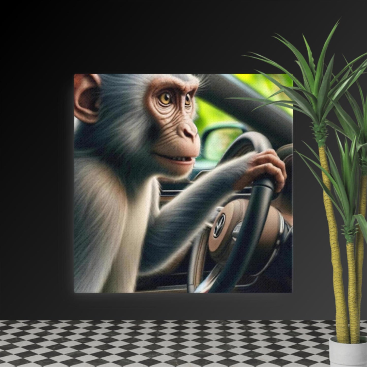 "Monkeying Around in Luxury: A Photo-Realistic Drive"