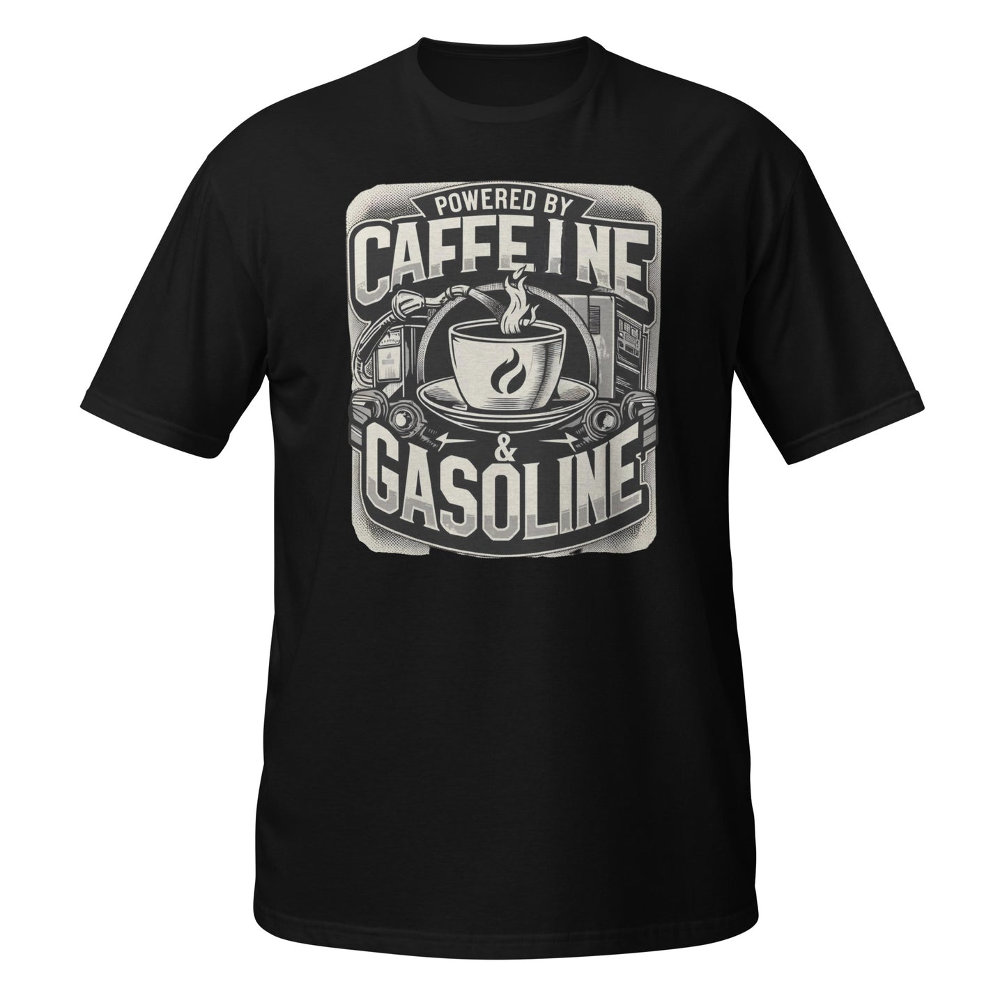 Automotive T-Shirt "Caffeine & Gasoline Power Tee"