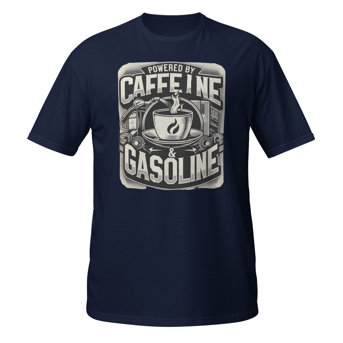 Automotive T-Shirt "Caffeine & Gasoline Power Tee"