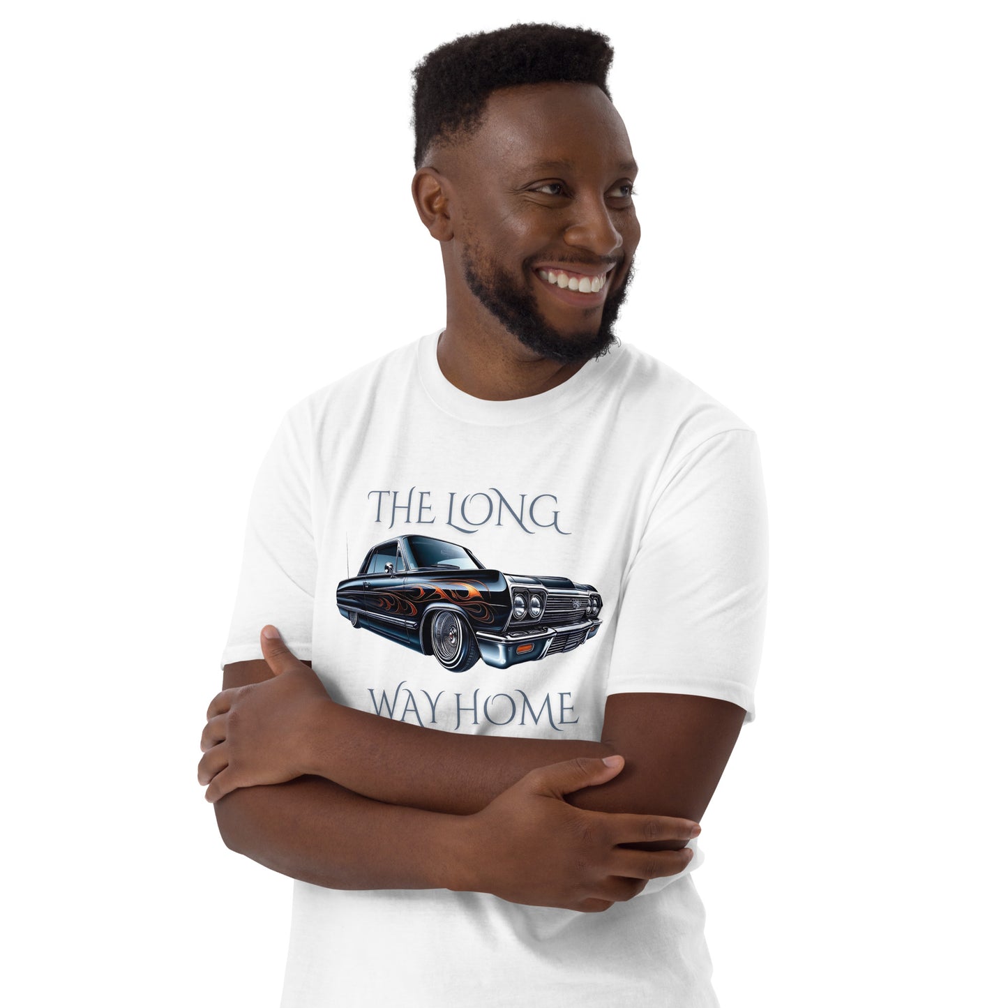 Short-Sleeve Unisex T-Shirt Classic Car Tee: The Long Way Home