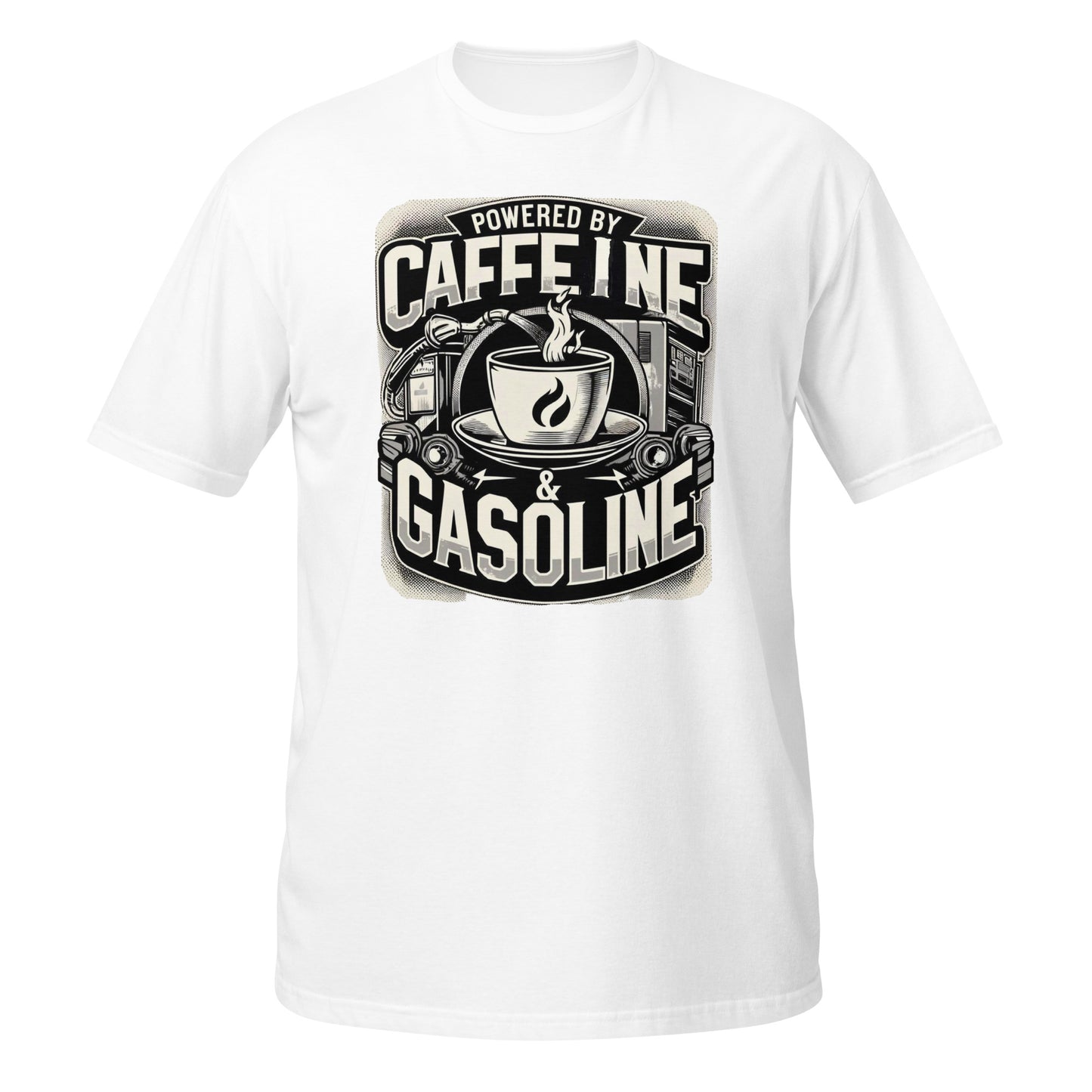 Automotive T-Shirt "Caffeine & Gasoline Power Tee"